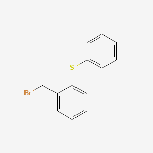 molecular formula C13H11BrS B13743074 2-(Phenylthio)benzyl bromide 
