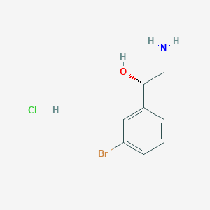(1S)-2-amino-1-(3-bromophenyl)ethan-1-ol hydrochloride