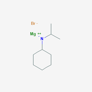 molecular formula C9H18BrMgN B13743105 Magnesium;cyclohexyl(propan-2-yl)azanide;bromide CAS No. 100207-82-7