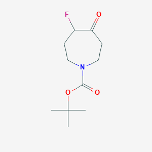 molecular formula C11H18FNO3 B1374318 Tert-butyl 4-fluoro-5-oxoazepane-1-carboxylate CAS No. 1209780-32-4