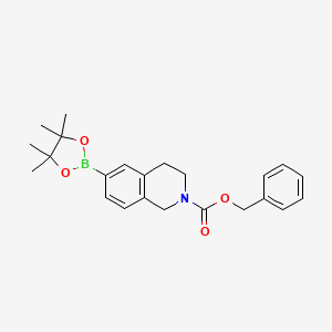 benzyl 6-(4,4,5,5-tetramethyl-1,3,2-dioxaborolan-2-yl)-3,4-dihydroisoquinoline-2(1H)-carboxylate