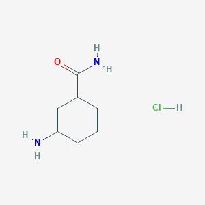 3-Aminocyclohexane-1-carboxamide hydrochloride