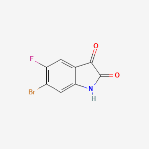 6-Bromo-5-fluoroindoline-2,3-dione