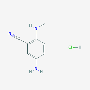 5-Amino-2-(methylamino)benzonitrile hydrochloride