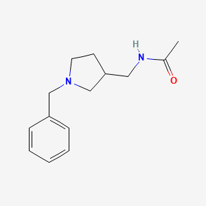 N-[(1-benzylpyrrolidin-3-yl)methyl]acetamide