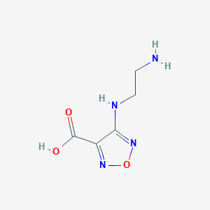 4-((2-Aminoethyl)amino)-1,2,5-oxadiazole-3-carboxylic acid