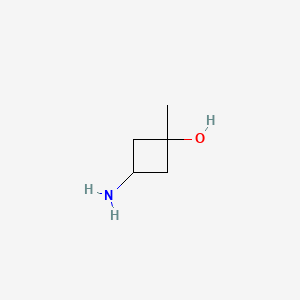 molecular formula C5H11NO B1374340 3-Amino-1-methylcyclobutan-1-ol CAS No. 1363381-26-3