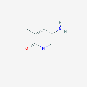 molecular formula C7H10N2O B1374358 5-amino-1,3-dimethylpyridin-2(1H)-one CAS No. 1013643-17-8