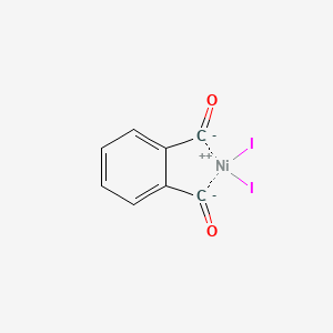 molecular formula C8H4I2NiO2 B13743614 Diiodonickel(2+);[2-(oxomethyl)phenyl]methanone CAS No. 33479-32-2