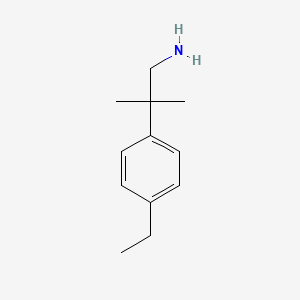 2-(4-Ethylphenyl)-2-methylpropan-1-amine