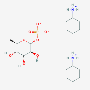 Cyclohexanaminium (2R,3S,4R,5S,6S)-3,4,5-trihydroxy-6-methyltetrahydro-2H-pyran-2-yl phosphate