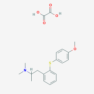 N,N-Dimethyl-1-(2-(4-methoxyphenylthio)phenyl)-2-propylamine oxalate