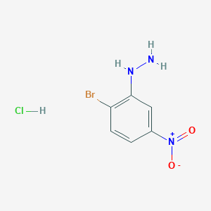 (2-Bromo-5-nitrophenyl)hydrazine hydrochloride