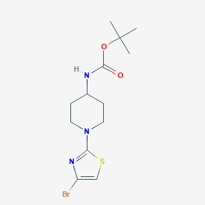 Tert-butyl (1-(4-bromothiazol-2-yl)piperidin-4-yl)carbamate