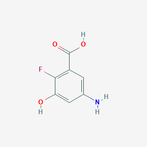 5-Amino-2-fluoro-3-hydroxybenzoic acid