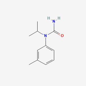 molecular formula C11H16N2O B13743942 1-Isopropyl-1-(3-tolyl)urea CAS No. 26772-92-9
