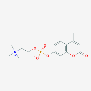 molecular formula C15H20NO6P B013744 4-Methylumbelliferyl Phosphocholine CAS No. 97055-84-0