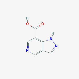 molecular formula C7H5N3O2 B1374404 1H-Pyrazolo[4,3-C]pyridine-7-carboxylic acid CAS No. 1363383-10-1