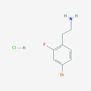 B1374411 2-(4-Bromo-2-fluorophenyl)ethan-1-amine hydrochloride CAS No. 1255098-85-1