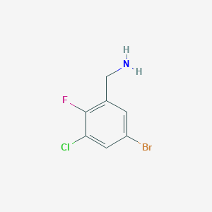 (5-Bromo-3-chloro-2-fluorophenyl)methanamine