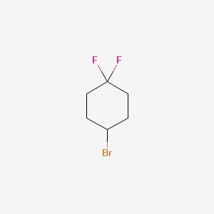 molecular formula C6H9BrF2 B1374413 4-Bromo-1,1-difluorocyclohexane CAS No. 1196156-51-0