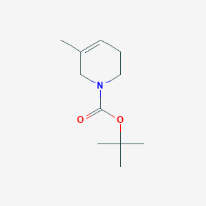 molecular formula C11H19NO2 B1374420 tert-Butyl 3-methyl-5,6-dihydropyridine-1(2H)-carboxylate CAS No. 1211531-16-6