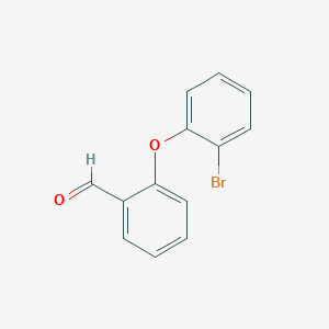 molecular formula C13H9BrO2 B13744254 2-(2-Bromophenoxy)benzaldehyde 