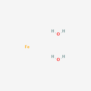 molecular formula FeH4O2 B13744338 iron;dihydrate 