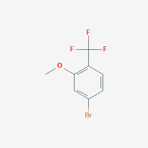molecular formula C8H6BrF3O B1374434 4-Bromo-2-methoxy-1-(trifluoromethyl)benzene CAS No. 944805-63-4