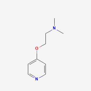 molecular formula C9H14N2O B13744372 4-(2-(Dimethylamino)ethoxy)pyridine CAS No. 29449-98-7