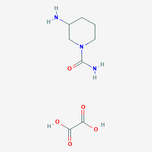 3-Aminopiperidine-1-carboxamide; oxalic acid