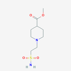 Methyl 1-(2-sulfamoylethyl)piperidine-4-carboxylate