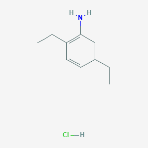 molecular formula C10H16ClN B1374456 2,5-Diethylaniline hydrochloride CAS No. 1354952-16-1