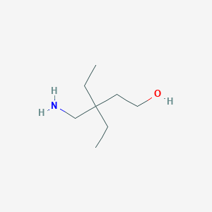molecular formula C8H19NO B1374470 3-(Aminomethyl)-3-ethylpentan-1-ol CAS No. 1354954-41-8