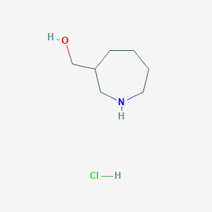 molecular formula C7H16ClNO B1374474 Azepan-3-ylmethanol hydrochloride CAS No. 856627-55-9