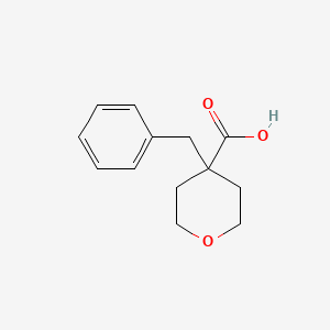 molecular formula C13H16O3 B1374482 4-Benzyloxane-4-carboxylic acid CAS No. 1338494-64-6