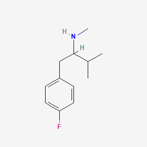 molecular formula C12H18FN B1374483 [1-(4-Fluorophenyl)-3-methylbutan-2-yl](methyl)amine CAS No. 1184761-22-5