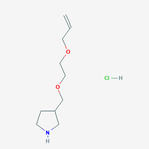 3-{[2-(Allyloxy)ethoxy]methyl}pyrrolidine hydrochloride