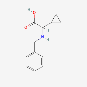 2-(Benzylamino)-2-cyclopropylacetic acid