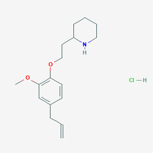 2-[2-(4-Allyl-2-methoxyphenoxy)ethyl]piperidine hydrochloride