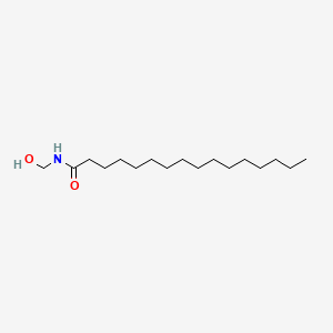 molecular formula C17H35NO2 B13745119 N-(Hydroxymethyl)hexadecan-1-amide CAS No. 24537-30-2