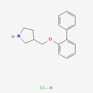 3-[([1,1'-Biphenyl]-2-yloxy)methyl]pyrrolidine hydrochloride