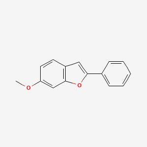 molecular formula C15H12O2 B13745163 6-Methoxy-2-phenylbenzo[b]furan 