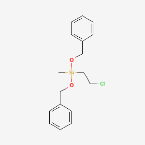 molecular formula C17H21ClO2Si B13745198 Silaid CAS No. 41289-08-1