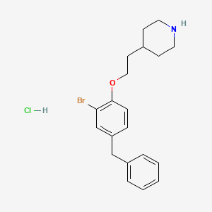 4-[2-(4-Benzyl-2-bromophenoxy)ethyl]piperidine hydrochloride