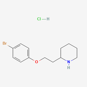 2-[2-(4-Bromophenoxy)ethyl]piperidine hydrochloride