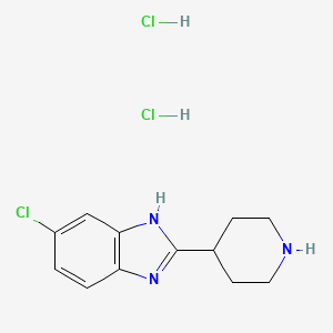 6-Chloro-2-piperidin-4-yl-1h-benzimidazole dihydrochloride