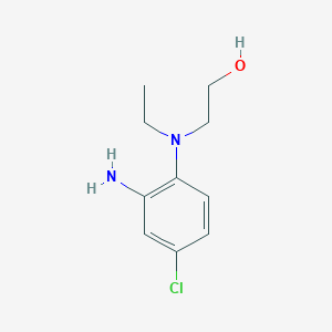 2-(2-Amino-4-chloroethylanilino)-1-ethanol