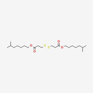 molecular formula C22H42O4S2 B13745362 Diisooctyl 3,3'-dithiodipropionate CAS No. 33881-78-6