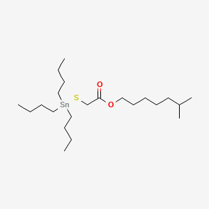 molecular formula C22H46O2SSn B13745394 Isooctyl ((tributylstannyl)thio)acetate CAS No. 26896-31-1